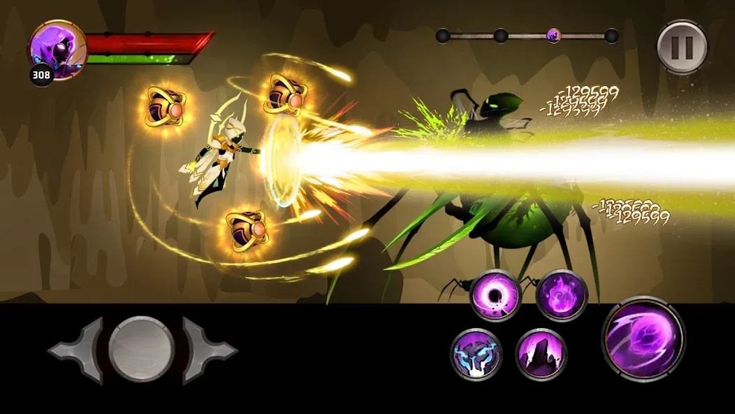 Взломанная Stickman Legends Offline Games на Андроид — Без рекламы и много денег — скриншот 5