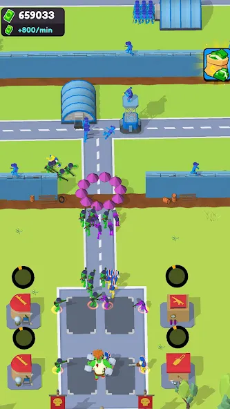 Скачать Zombie Factory Attack — Модификация Безлимитные ресурсы и усиленная защита — скриншот 1