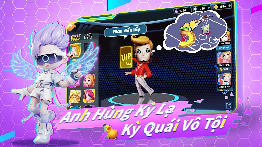 Скачать Đấu Trường Kỳ Lạ - Gzone — Последняя версия (Безлимитные ресурсы и разблокировано всё) — скриншот 2 Скачать Đấu Trường Kỳ Lạ - Gzone — Последняя версия (Безлимитные ресурсы и разблокировано всё) — скриншот 2