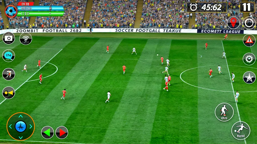 Скачать Soccer Games Football 2022 (Мод: Безлимитные деньги и все команды открыты) на Андроид — скриншот 4