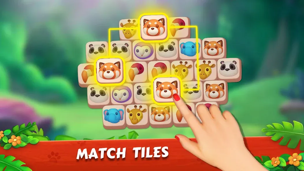 Zoo Tile - Match Puzzle Game на Андроид — Без рекламы и бесконечные подсказки — скриншот 4
