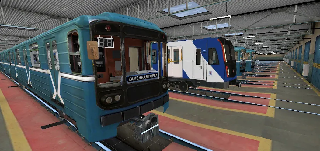 Minsk Subway Simulator на Андроид — Мод Безлимитные деньги и всё открыто — скриншот 1 Minsk Subway Simulator на Андроид — Мод Безлимитные деньги и всё открыто — скриншот 1