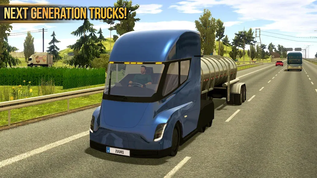 Скачать Truck Simulator : Europe — Последняя версия (Безлимитные деньги и топливо) — скриншот 5