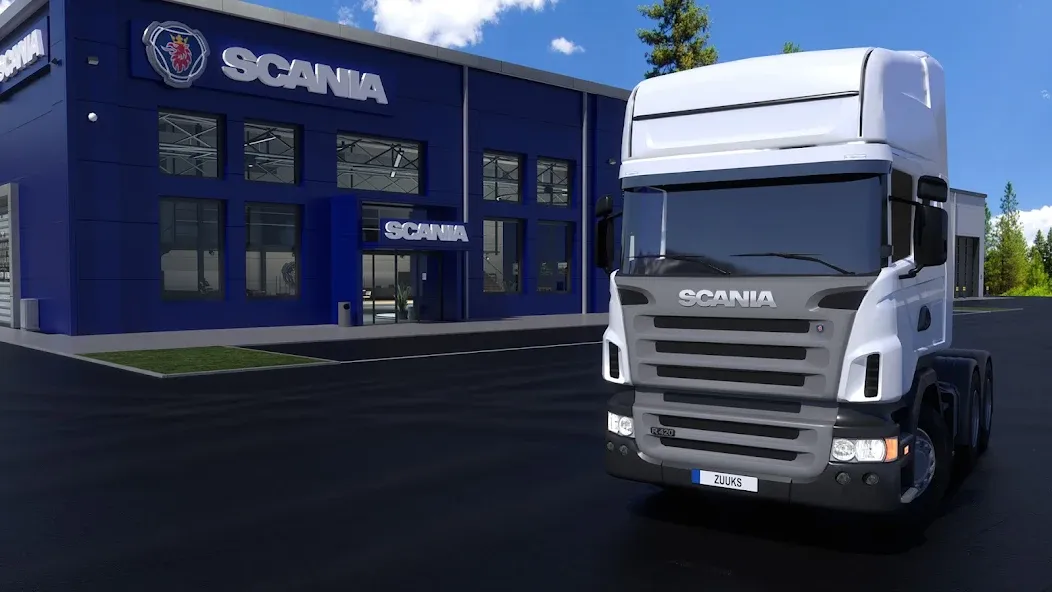 Скачать взлом Truck Simulator : Ultimate на Андроид — Безлимитные деньги и топливо — скриншот 1