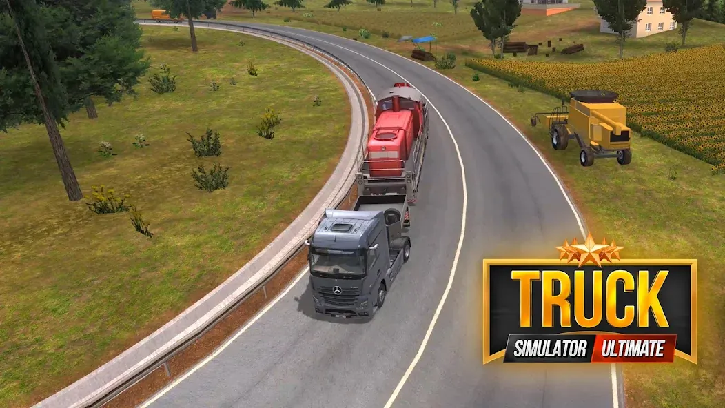 Скачать взлом Truck Simulator : Ultimate на Андроид — Безлимитные деньги и топливо — скриншот 3