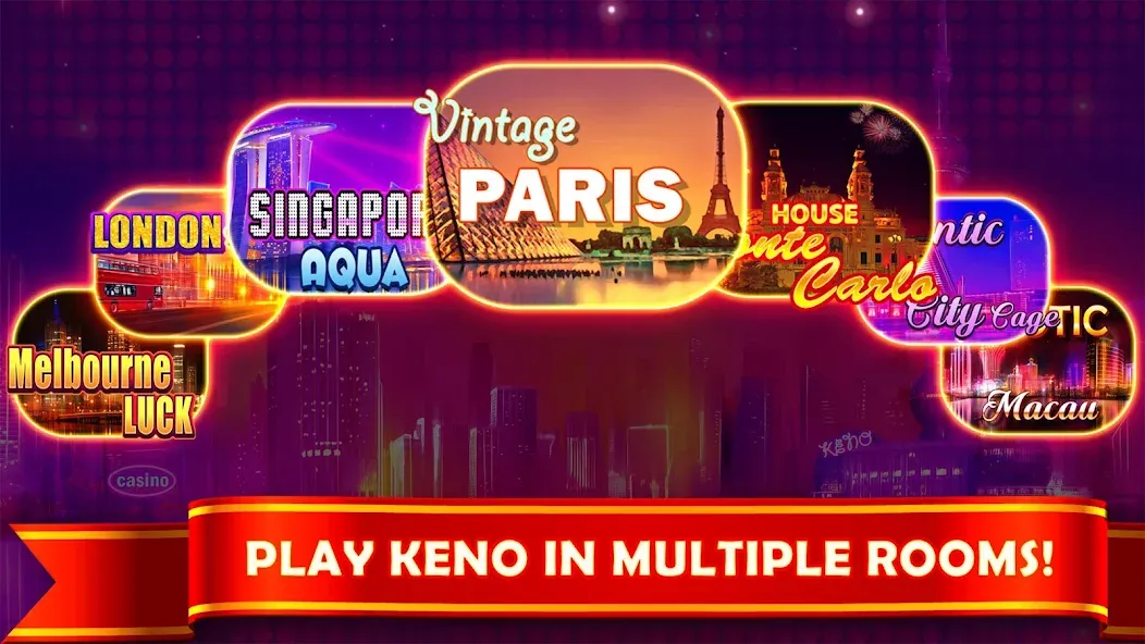 Скачать Keno Prime - Super 3X Payout на телефон — Утроенные выплаты и безлимитные монеты — скриншот 3