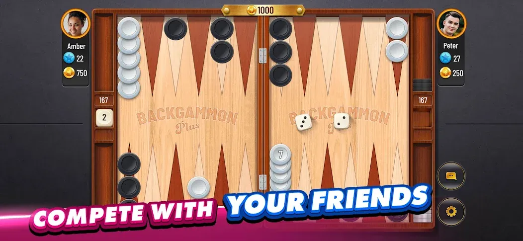 Скачать Backgammon Plus - Board Game — Без рекламы и много монет — скриншот 2 Скачать Backgammon Plus - Board Game — Без рекламы и много монет — скриншот 2