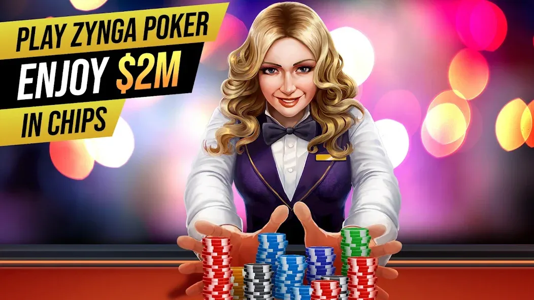 Zynga Poker ™ – Texas Holdem — Безлимитные фишки и деньги — скриншот 2 Zynga Poker ™ – Texas Holdem — Безлимитные фишки и деньги — скриншот 2