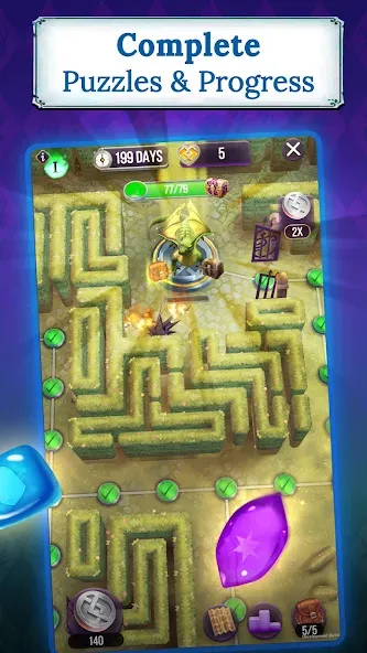 Скачать Harry Potter: Puzzles & Spells MOD APK — Безлимитные монеты и бустеры — скриншот 5
