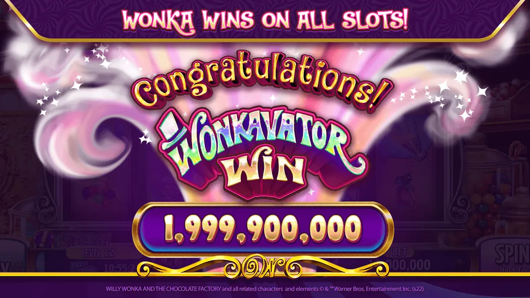 Willy Wonka Vegas Casino Slots MOD APK на Android — Безлимитные монеты и бонусы — скриншот 1 Willy Wonka Vegas Casino Slots MOD APK на Android — Безлимитные монеты и бонусы — скриншот 1