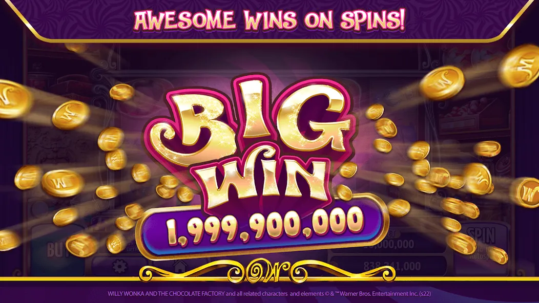 Willy Wonka Vegas Casino Slots MOD APK на Android — Безлимитные монеты и бонусы — скриншот 2 Willy Wonka Vegas Casino Slots MOD APK на Android — Безлимитные монеты и бонусы — скриншот 2