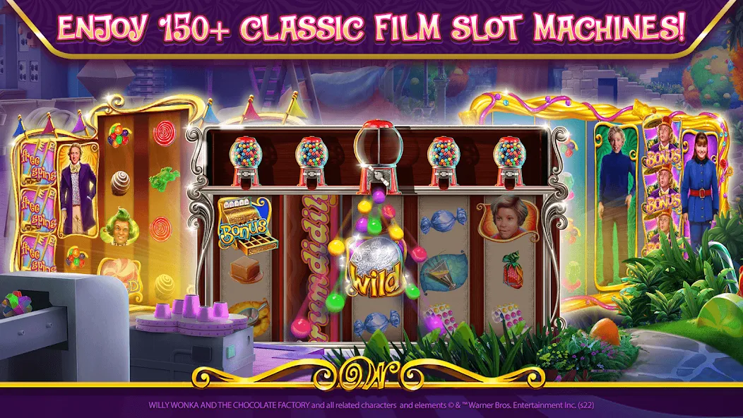 Willy Wonka Vegas Casino Slots MOD APK на Android — Безлимитные монеты и бонусы — скриншот 3 Willy Wonka Vegas Casino Slots MOD APK на Android — Безлимитные монеты и бонусы — скриншот 3