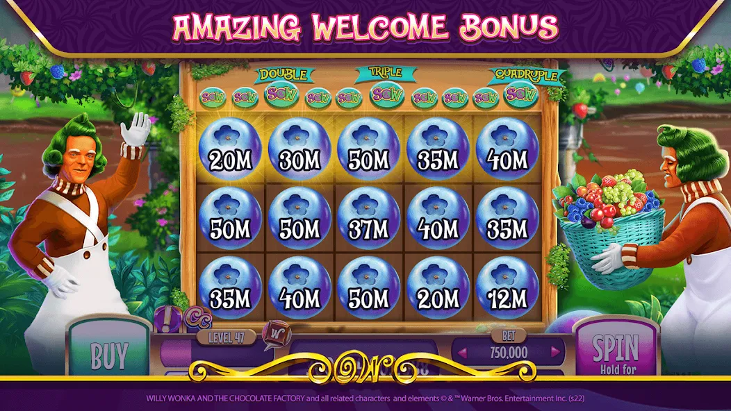 Willy Wonka Vegas Casino Slots MOD APK на Android — Безлимитные монеты и бонусы — скриншот 5 Willy Wonka Vegas Casino Slots MOD APK на Android — Безлимитные монеты и бонусы — скриншот 5