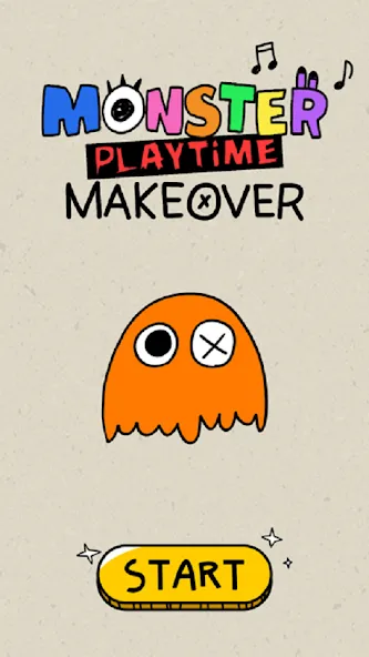 Monster Playtime : Makeover на Андроид — Мод Безлимитные монеты и открыты уровни — скриншот 1