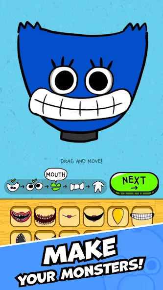 Monster Playtime : Makeover на Андроид — Мод Безлимитные монеты и открыты уровни — скриншот 4