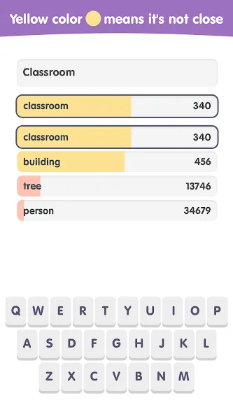 Contexto: Popular Words Game MOD APK — Безлимитные подсказки и открыты все слова — скриншот 2