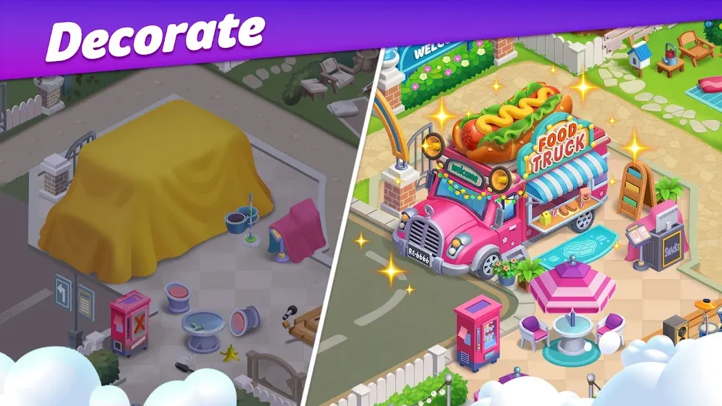 Restaurant Rescue - Food Games на Андроид — Мод Безлимитные монеты и открыты все уровни — скриншот 3