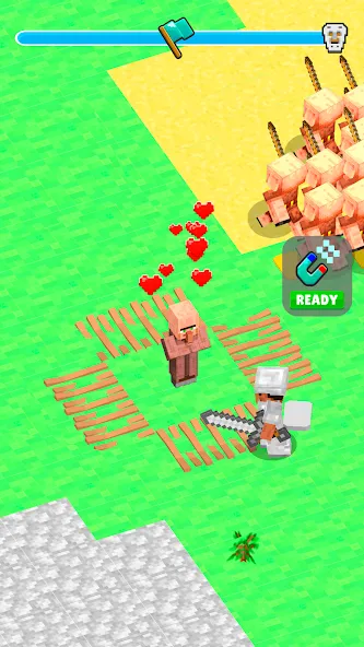 Craft Commander – Mine & Build на Андроид — Мод Безлимитные ресурсы и быстрая добыча — скриншот 2