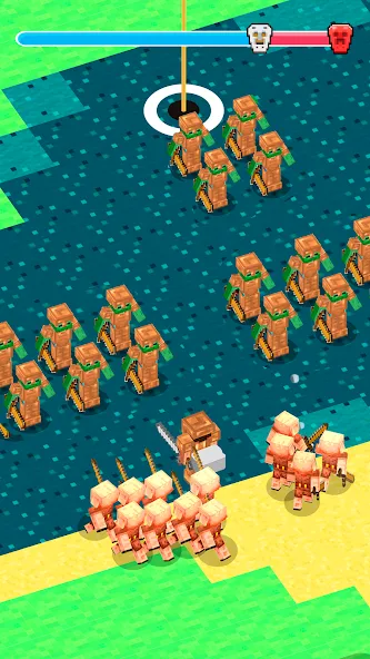 Craft Commander – Mine & Build на Андроид — Мод Безлимитные ресурсы и быстрая добыча — скриншот 5