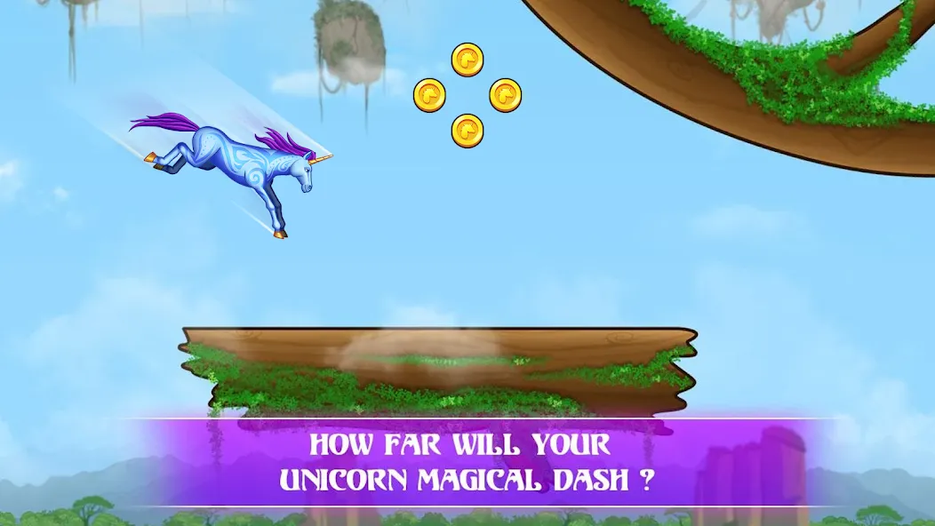 Скачать Unicorn Dash: Magical Run — Модификация Безлимитные монеты и ускорение бега — скриншот 2