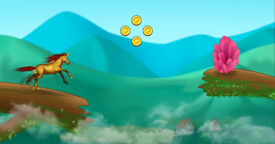 Скачать Unicorn Dash: Magical Run — Модификация Безлимитные монеты и ускорение бега — скриншот 4