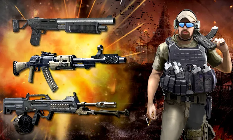 Army Commando Assault MOD APK — Безлимитные патроны и броня — скриншот 4 Army Commando Assault MOD APK — Безлимитные патроны и броня — скриншот 4