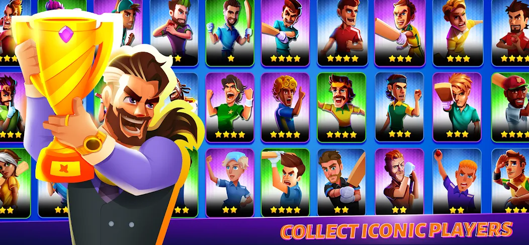 Взломанная Hitwicket An Epic Cricket Game на Андроид — Безлимитные деньги и энергия — скриншот 1