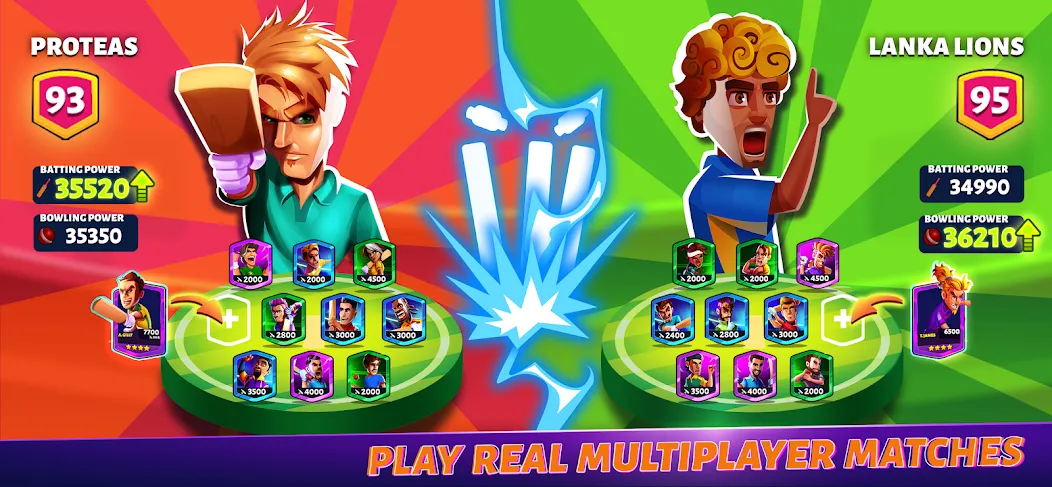 Взломанная Hitwicket An Epic Cricket Game на Андроид — Безлимитные деньги и энергия — скриншот 4