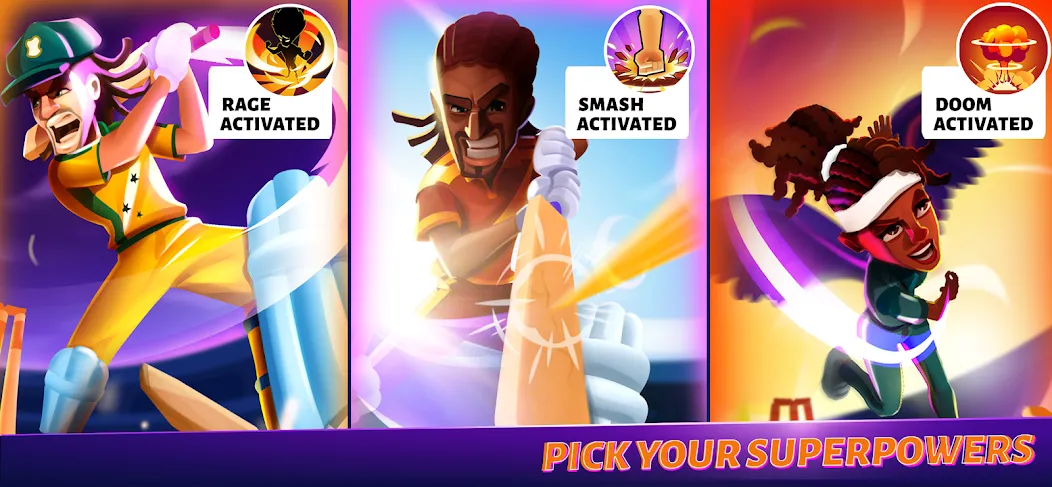 Взломанная Hitwicket An Epic Cricket Game на Андроид — Безлимитные деньги и энергия — скриншот 5