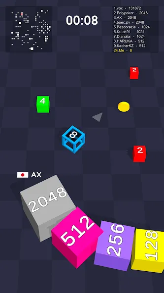 Скачать Cube Arena 2048: Merge Numbers MOD APK — Безлимитные деньги и все бонусы — скриншот 2 Скачать Cube Arena 2048: Merge Numbers MOD APK — Безлимитные деньги и все бонусы — скриншот 2