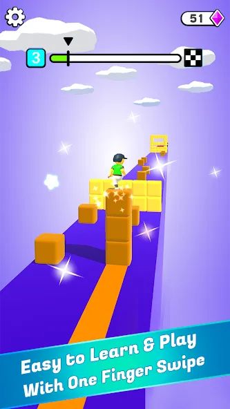 Скачать Block Surfer MOD APK — Безлимитные монеты и усиленная защита — скриншот 1