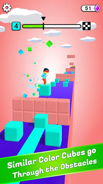 Скачать Block Surfer MOD APK — Безлимитные монеты и усиленная защита — скриншот 2