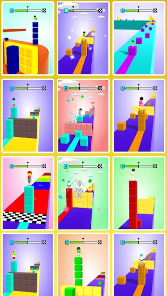 Скачать Block Surfer MOD APK — Безлимитные монеты и усиленная защита — скриншот 4