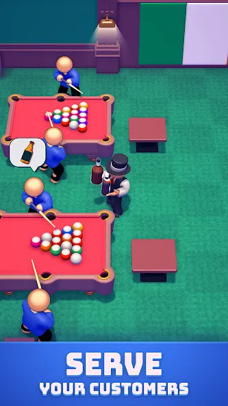 Скачать Pool Club Manager MOD APK — Безлимитные деньги и премиум-клубы — скриншот 2