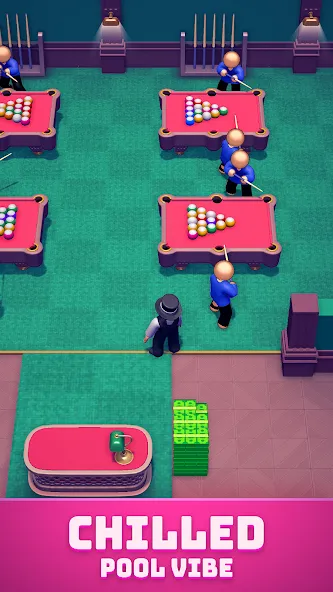 Скачать Pool Club Manager MOD APK — Безлимитные деньги и премиум-клубы — скриншот 3