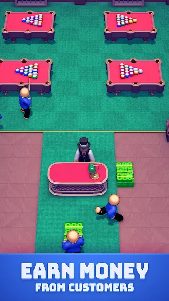 Скачать Pool Club Manager MOD APK — Безлимитные деньги и премиум-клубы — скриншот 5