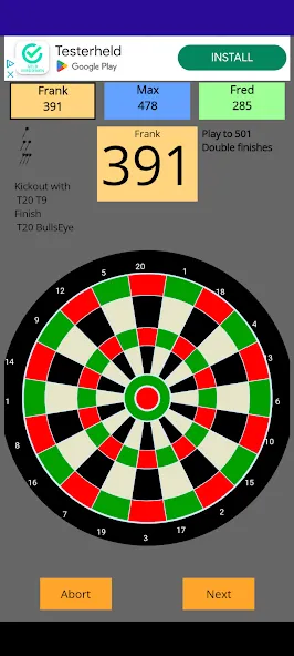 Скачать взлом Darts на Андроид — Без рекламы и безлимитные монеты — скриншот 5