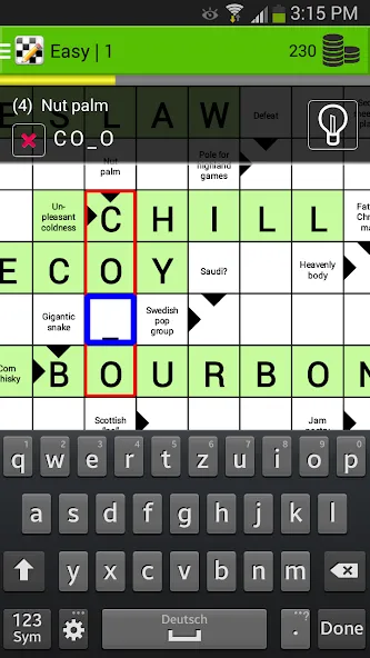 Crosswords — Взломанная версия (Безлимитные подсказки и слова) — скриншот 1
