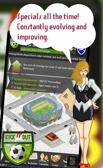 Скачать Kick it out 2024 на телефон — Безлимитные деньги и энергия — скриншот 3