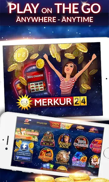 Merkur24 – Slots & Casino — Взломанная версия (Безлимитные монеты и бонусы) — скриншот 4