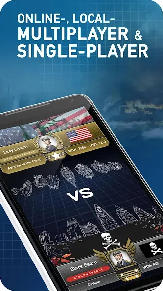 Fleet Battle - Sea Battle Mod APK Безлимитные деньги и усиленный флот — Скачать на Андроид — скриншот 3