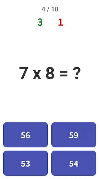 Скачать взлом Multiplication Games Math quiz на Андроид — Безлимитные подсказки и быстрые ответы — скриншот 3