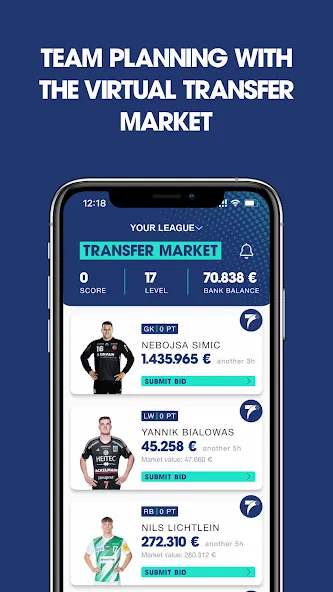 Скачать START7 - The handball manager — Безлимитные деньги и все команды открыты — скриншот 3