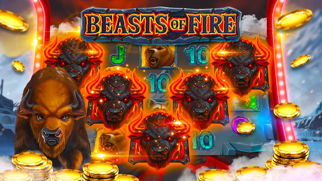 Скачать Epic Wilds (Jackpot] на Android — Безлимитные деньги и джекпот — скриншот 2