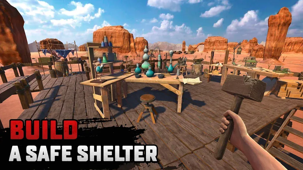 Скачать Raft® Survival: Desert Nomad (Мод: Безлимитные ресурсы и открыты локации) на Андроид — скриншот 5