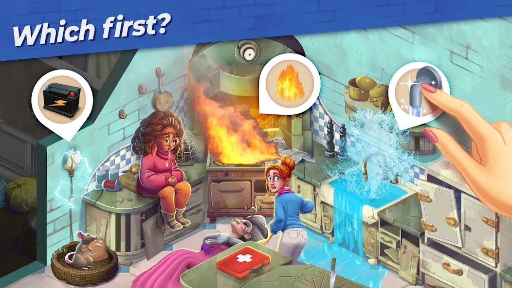 Penny & Flo: Home Renovation MOD — Безлимитные деньги и энергия на Андроид — скриншот 2