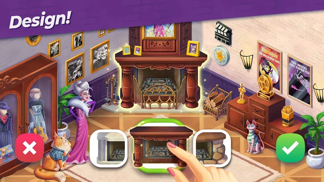Penny & Flo: Home Renovation MOD — Безлимитные деньги и энергия на Андроид — скриншот 4