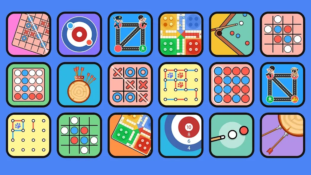 Скачать 1V1 Board Games for Couples — Последняя версия (Разблокированы все игры для двоих) — скриншот 1
