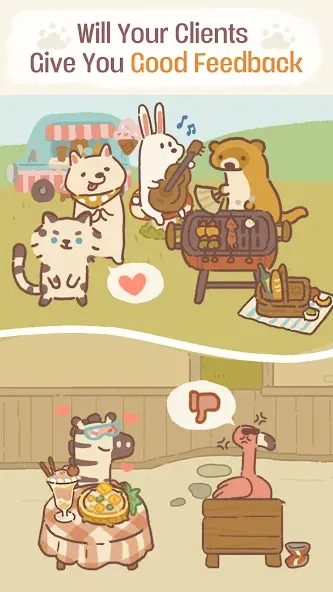 Animal Restaurant MOD APK на Android — Безлимитные деньги и ресурсы — скриншот 4