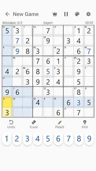 Killer Sudoku - Sudoku Puzzles MOD APK — Подсказки и все уровни открыты — скриншот 4 Killer Sudoku - Sudoku Puzzles MOD APK — Подсказки и все уровни открыты — скриншот 4